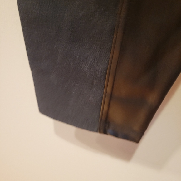 Pierre Mantoux faux leather leggings. NWOT. - Picture 5 of 9